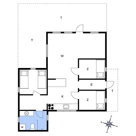 펜션 Ln1348-hjorring-brigvej-7 *